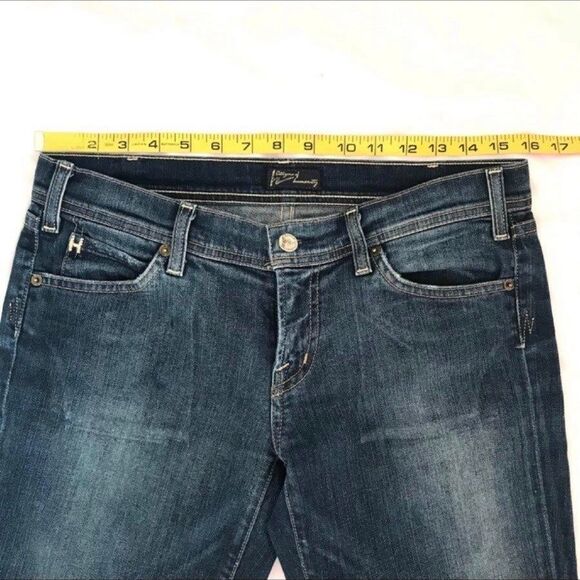 Citizens of Humanity Crop Dark Denim Jeans Rolled Cuff COH size 29 Capri MINT! - Picture 8 of 9